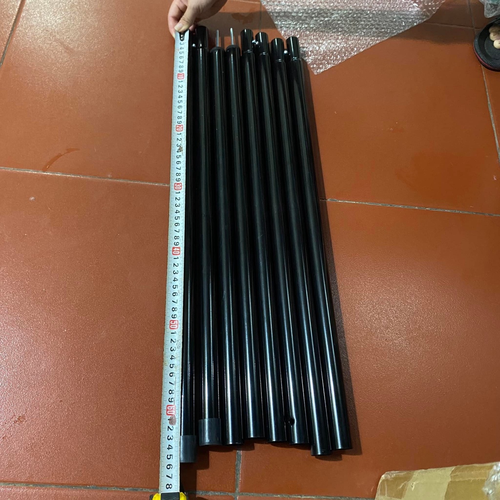 Bộ 2 cây cọc trụ chống mái tăng bạt  phi 25mm cao 2,4m kèm túi đựng  BB1261- Billba Camping