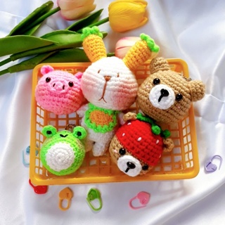 [Handmade] Móc khóa len, móc khóa hình thú dễ thương