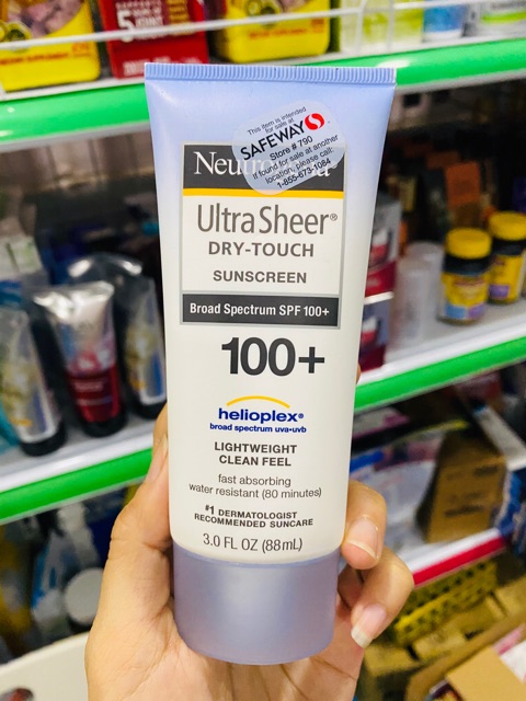 {Date 8/2022}-Kem chống nắng Neutrogena Ultra Sheer Dry touch Sunscreen SPF 100+