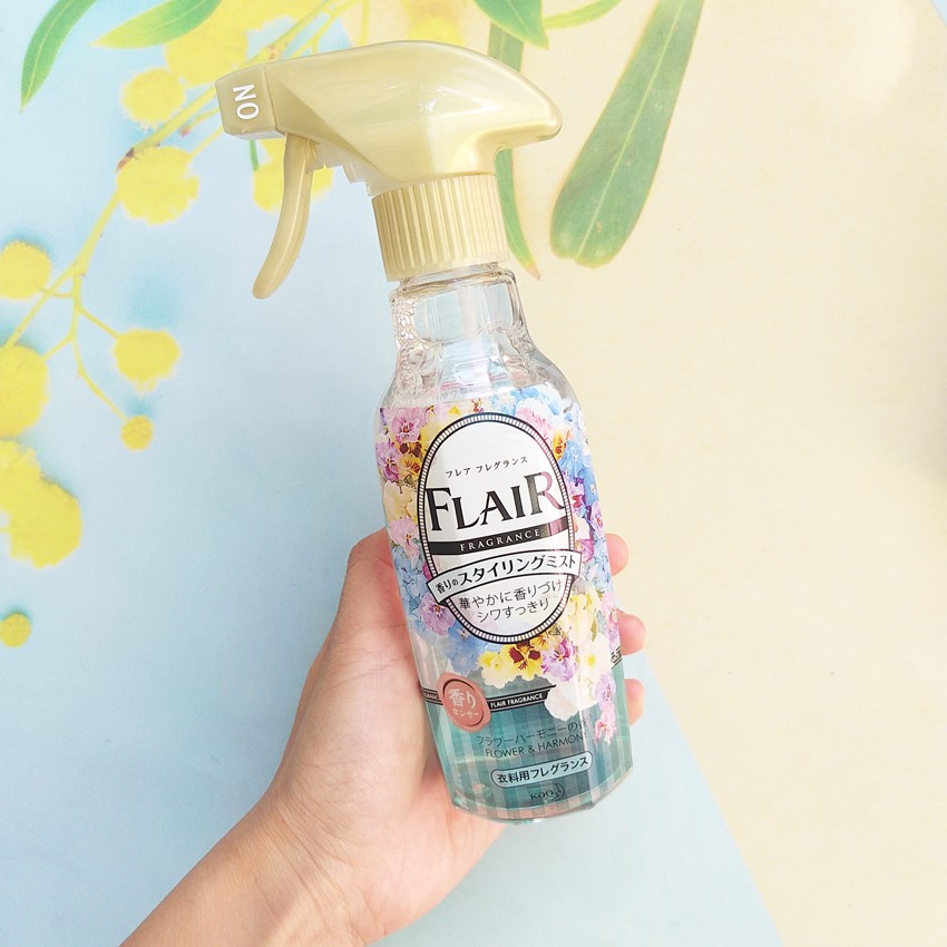 Xịt thơm và làm phẳng quần áo Flair Kao Nhật Bản hương thảo mộc