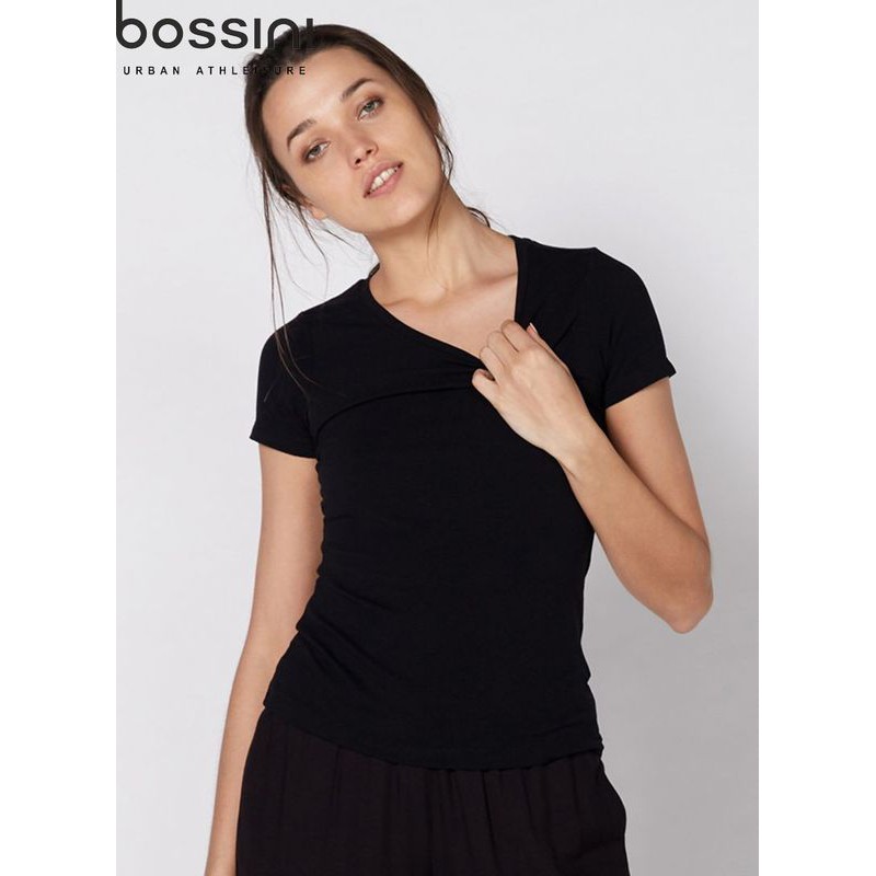 Áo thun trơn chất liệu cotton Bossini thời trang nữ 220185000