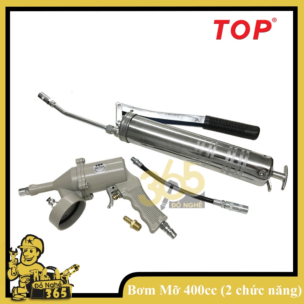 Bơm mỡ bằng hơi 400cc Top