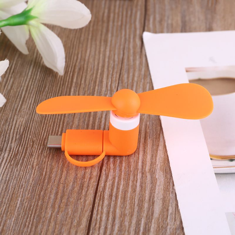 Quạt Mini Type-C Dễ Thương Cho Nam Và Nữ