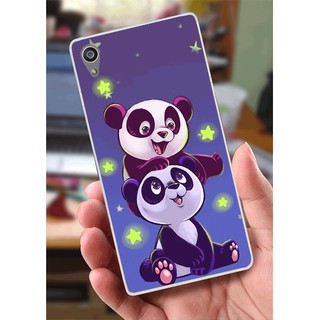 Ốp Lưng Sony Xperia Z5 (Dẻo) - Hai Gấu Panda