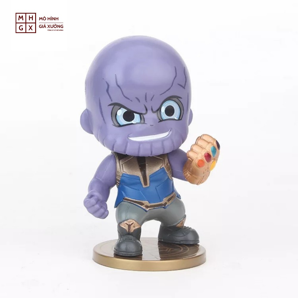 (Có Bán Lẻ) Mô Hình 6 Siêu Anh Hùng Marvel Avengers Cao 11cm Thanos DoctorStrange Thor Loki CaptainAmerica WinterSoldier