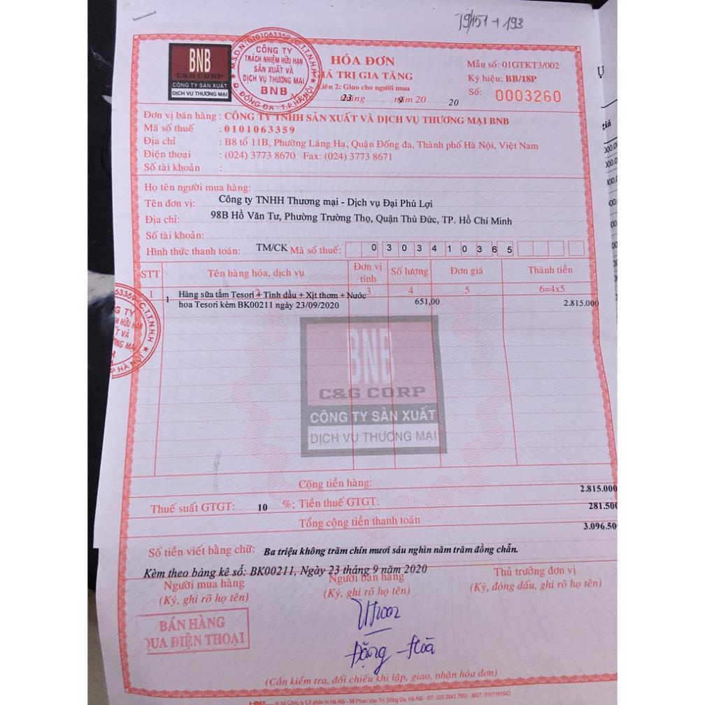 [HÀNG CHÍNH HÃNG] Nước hoa Tesori D' Oriente hoa sen ngọt ngào 100ml - ITALY | BigBuy360 - bigbuy360.vn