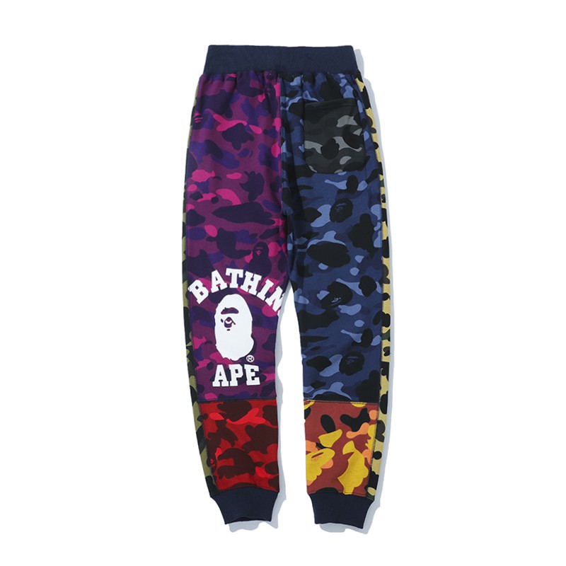 Bape Quần Jogger Nhiều Lớp Họa Tiết Rằn Ri Cho Nam