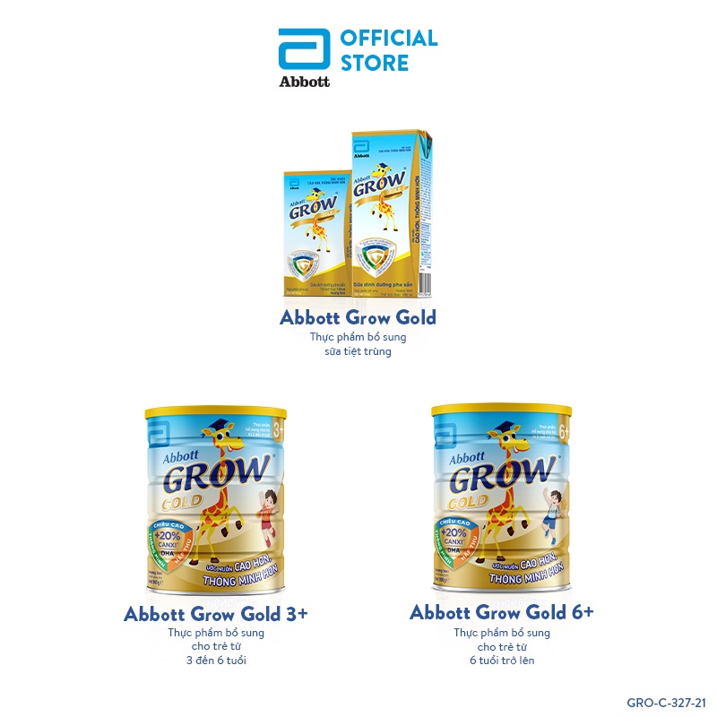 Sữa bột Abbott Grow 3+ 900g