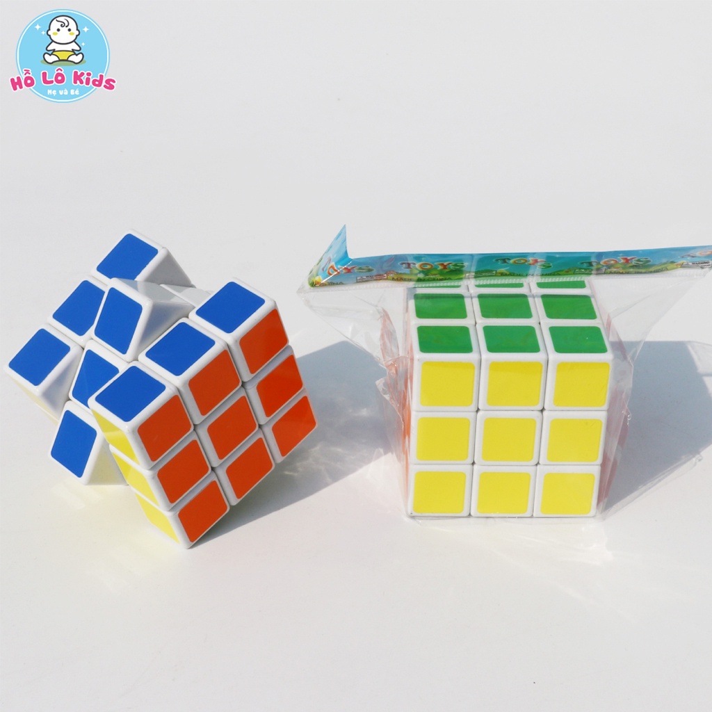 Rubic 3x3 xoay trơn trò chơi rubik phát triển trí tuệ cho bé Hồ Lô Kids