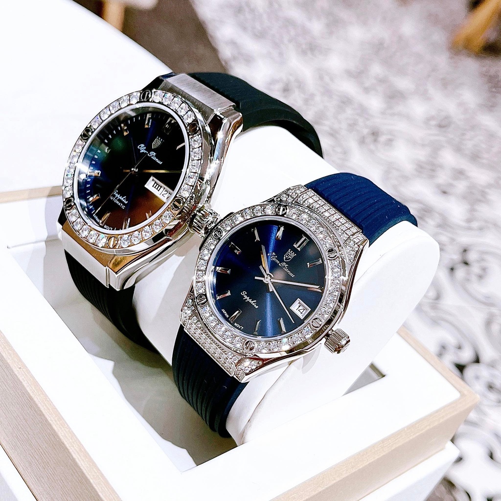 ĐỒNG HỒ CẶP OLYM PIANUS WATCH FOR COUPLE