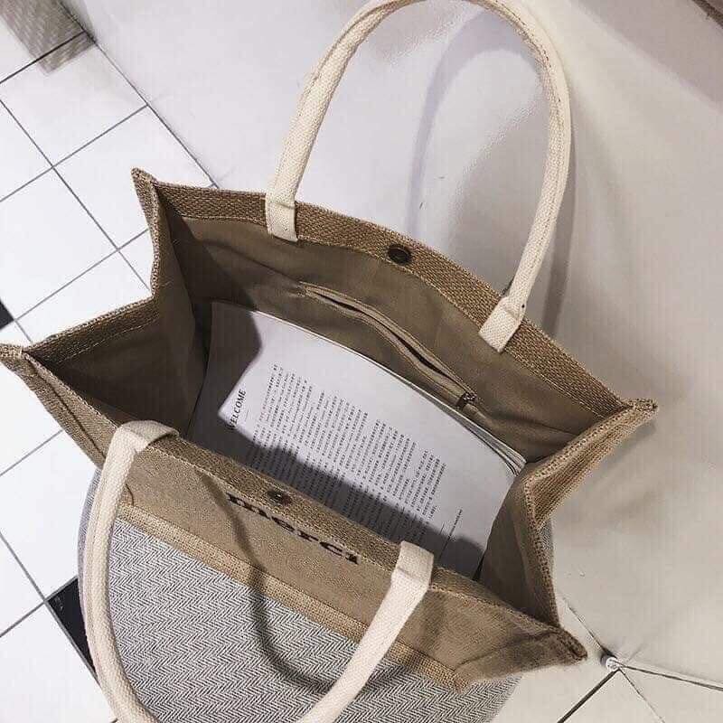 Túi Cói Đi BiểnTúi Cói Merci SIÊU HÓT HÍT 2021(video tự quay, hàng chất lừ) Đi Biển, Đi Chơi, Đi Du Lịch, đi làm, đi học | BigBuy360 - bigbuy360.vn