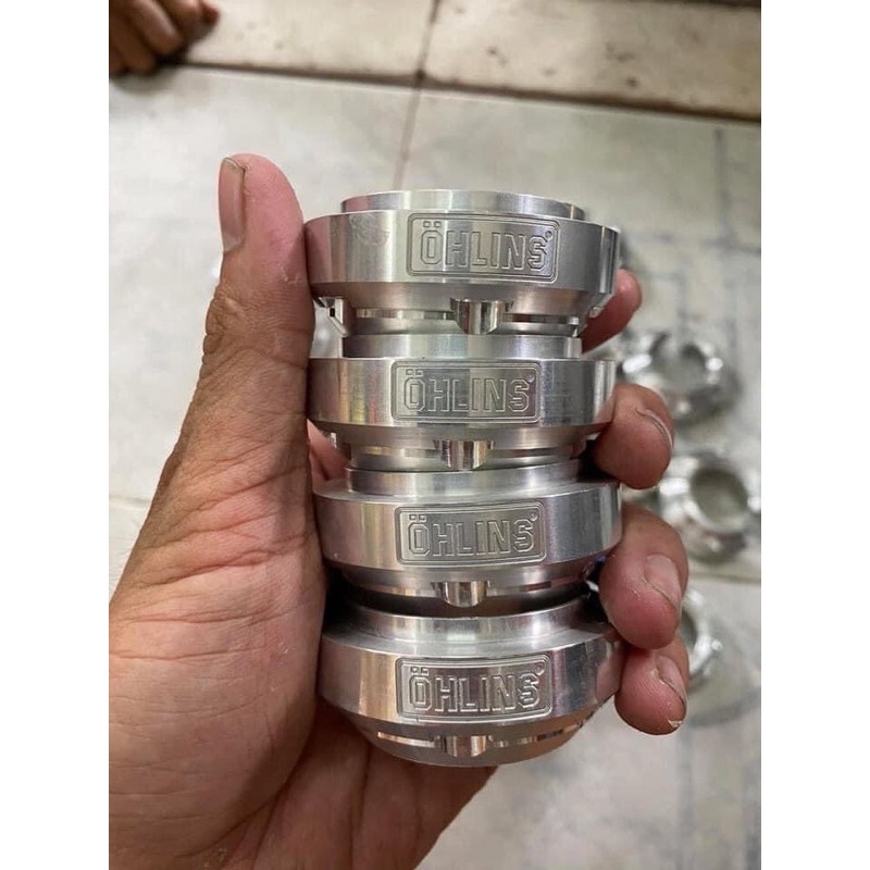 Chén chân phuộc CNC sử dụng cho phuộc Ohlins YSS cho mọi loại xe. DoChoiXeMay