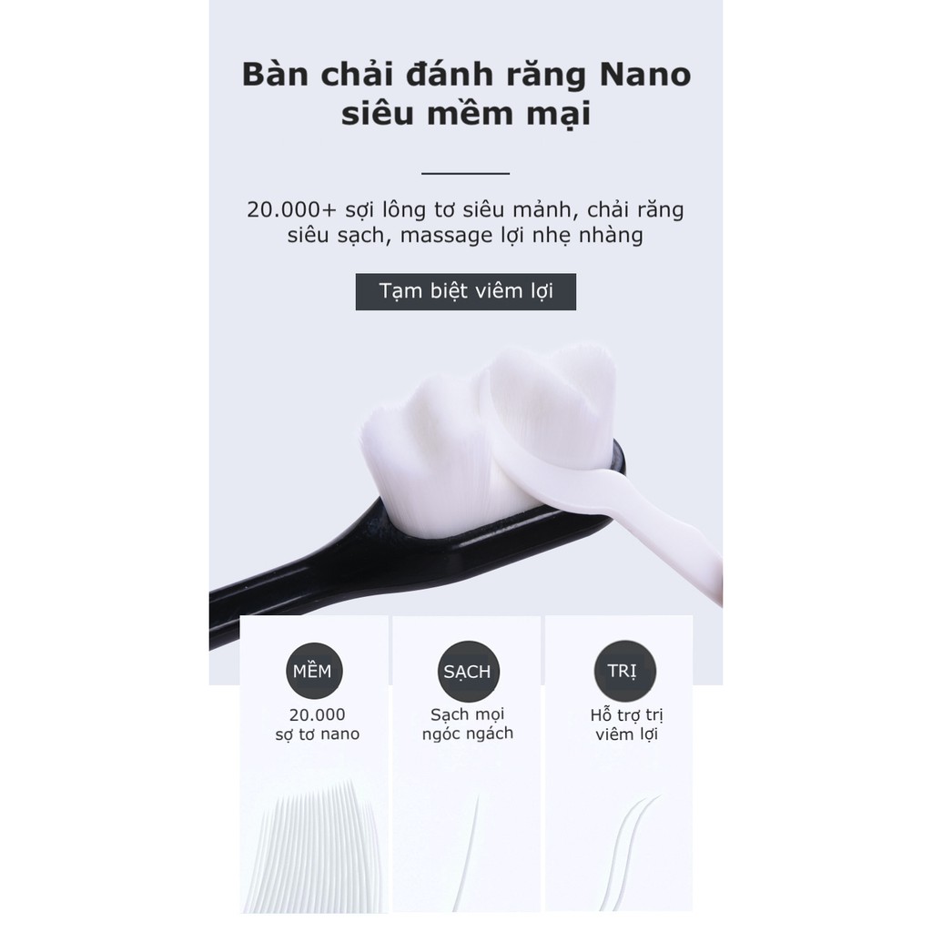 Bàn Chải Đánh Răng Triệu Tơ Siêu Mịn