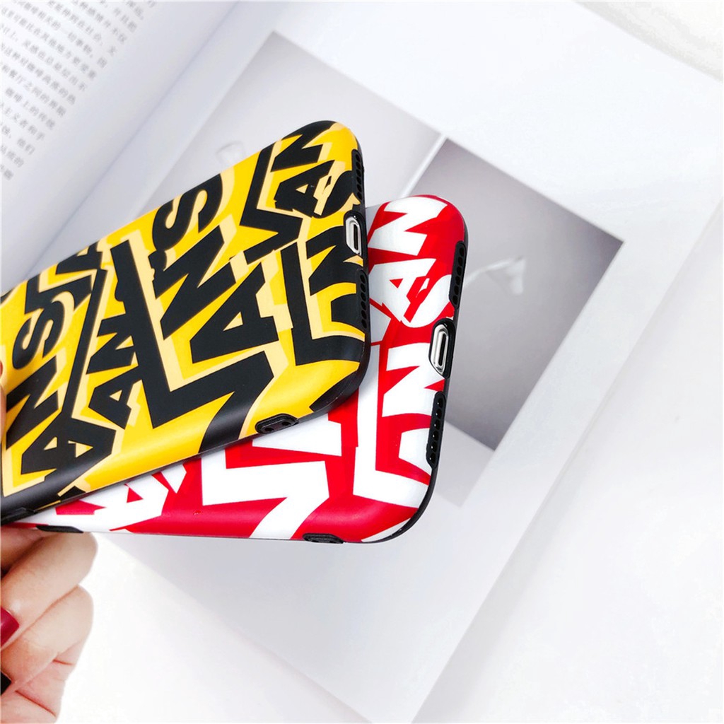 Soft Plastic Phone Cases Cute Couple cartoon Tide brand VANS Case suitable for iPhone11 PRO MAX 7/8plus SE2020 X/XS XR XSMAX