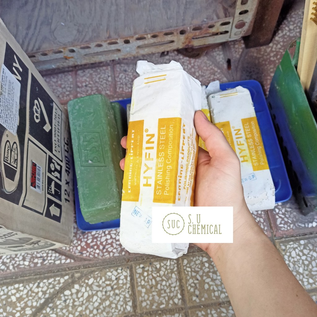 Sáp  đánh bóng sáng gương cho kim loại và phi kim dùng với máy đánh bóng