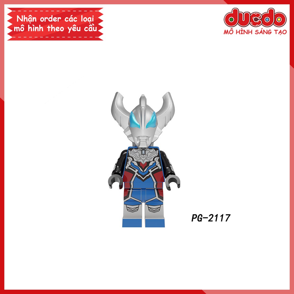 Minifigures các nhân vật siêu nhân điện quang Ultraman - Đồ chơi Lắp ghép Xếp hình Mô hình Mini Iron Man POGO PG8248