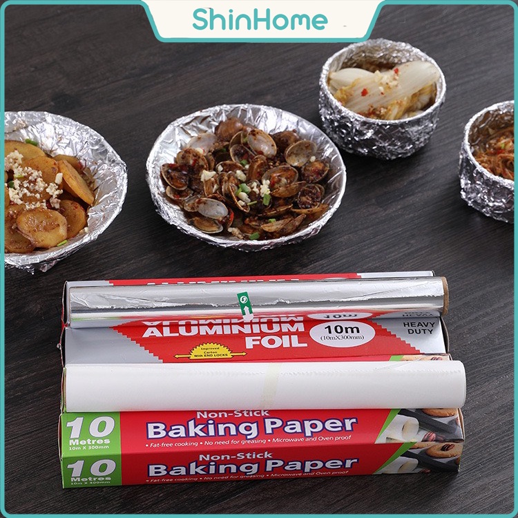 Giấy bạc nướng thực phẩm, giấy nến làm bánh, lót nồi chiên