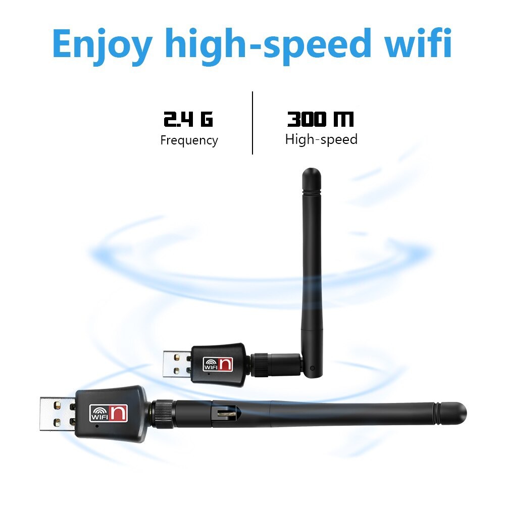 USB Wifi - USB thu Wifi 802.11n Cho Máy Bàn Có Anten -dc2381 | BigBuy360 - bigbuy360.vn