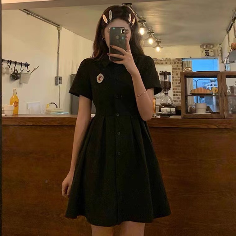 Đầm Polo Perty tay ngắn dáng ôm thời trang Hàn Quốc cho nữ