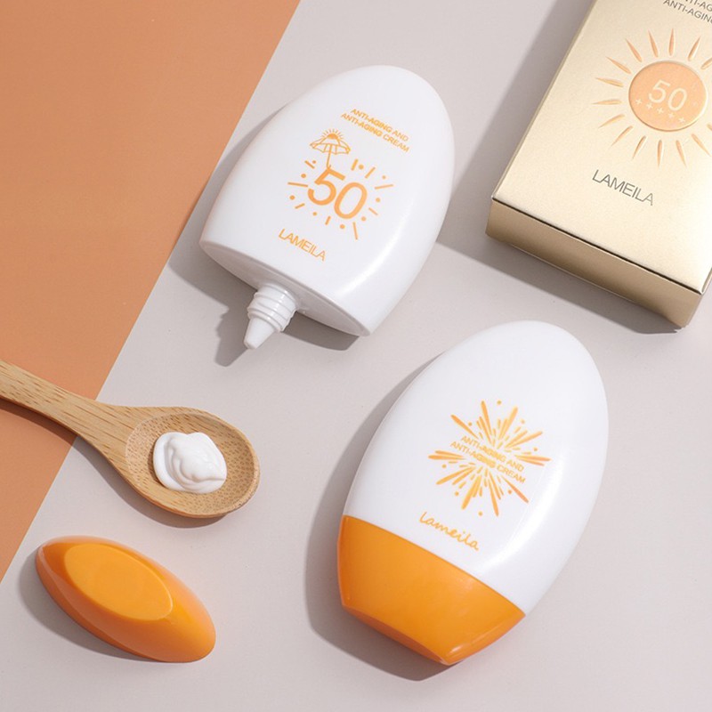 Kem chống nắng Lameila bảo vệ da chống tia UV Spf50+ Pa++++ 55ml