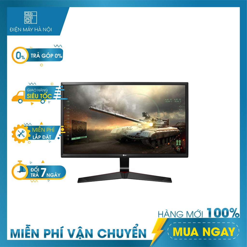 Màn hình máy tính LG 24MP59G-P 24" FHD 5ms 75Hz FreeSync IPS - Hàng Chính Hãng-