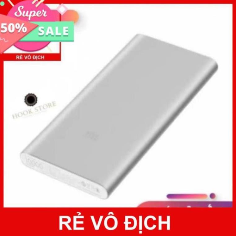 Pin Sạc Dự Phòng Xiaomi [GIÁ TỐT] Gen 2 2 Cổng USB Dung Lượng 10.000mAh Nhỏ Gọn, Tiện Lợi