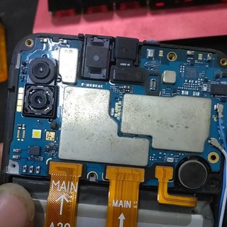 Main, linh kiện Samsung A20 SM-A205F, khay sim, bo mạch sạc, vân tay bóc máy