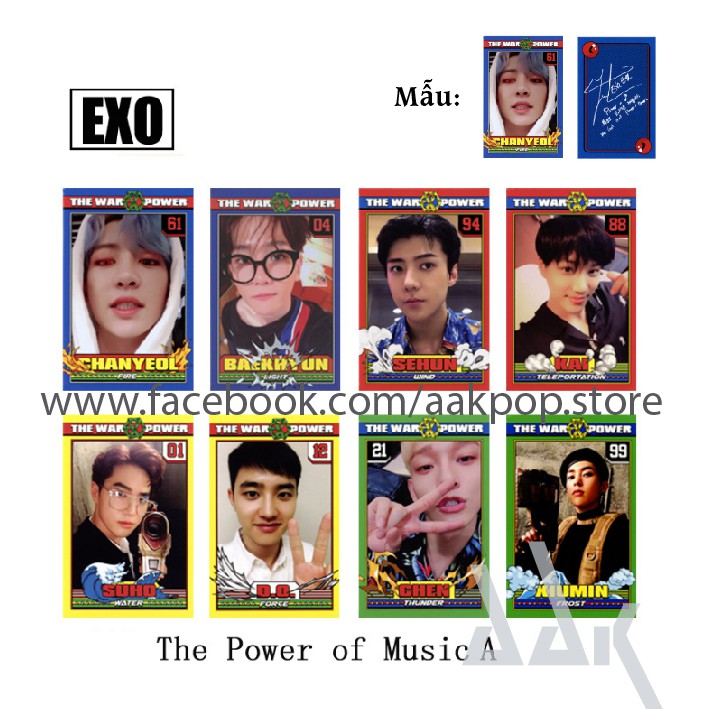 [EXO] Card unoff The power of music A (22)