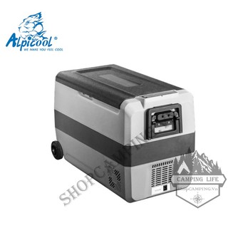 Mua Tủ lạnh T50 50 Lít Alpicool 2 ngăn riêng biệt  tủ lạnh xe hơi  tủ lạnh trong nhà tiện lợi  CHÍNH HÃNG 