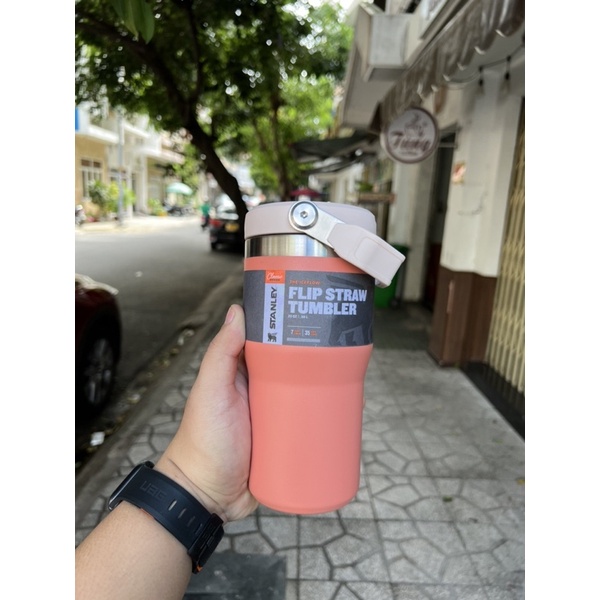 LY GIỮ NHIỆT STANLEY THE ICEFLOW FLIP STRAW TUMBLER 591ML  Chính Hãng Nhập Mỹ
