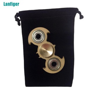 【Lanfiger】Hand Spinner Sheath Protective Casing Spinner Gift Flocking Bag Cover Black