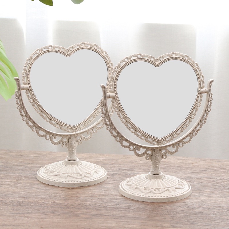 Gương Để Bàn trang điểm công chúa Vintage cổ điển châu âu decor