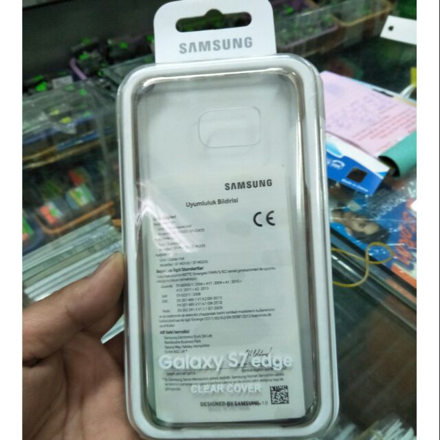 Ốp lưng hãng clear cover cho Samsung S7 edge