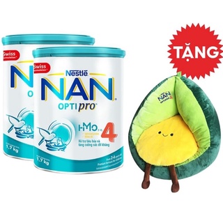 2 hộp sữa Nan Optipro 4 1.7kg tặng kèm quà