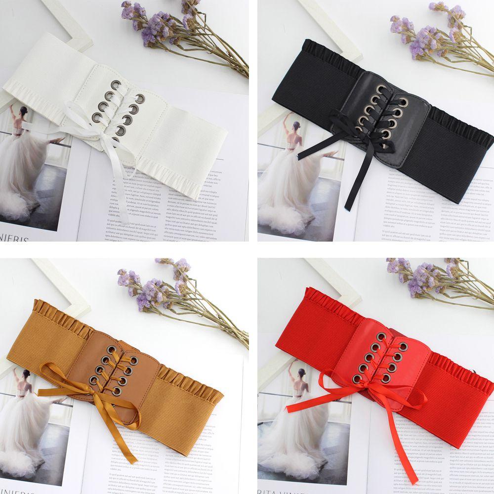 Thắt Lưng Nữ Bản Rộng Co Giãn Điều Chỉnh Được Trang Trí Thời Trang