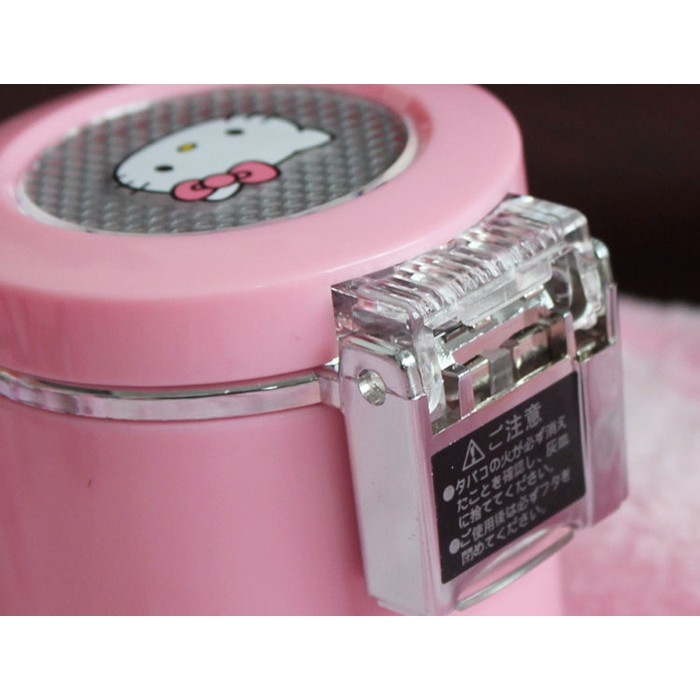 Gạt Tàn Thuốc hello kitty Có Đèn led Phát Sáng Dễ Thương