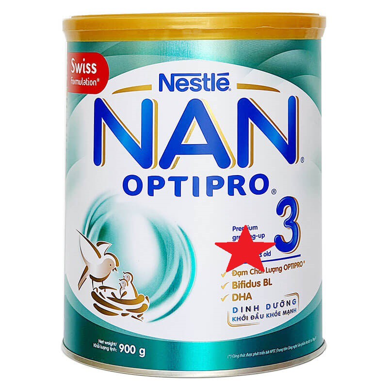 [ Mẫu mới ] Sữa NAN 3 Optipro 900g