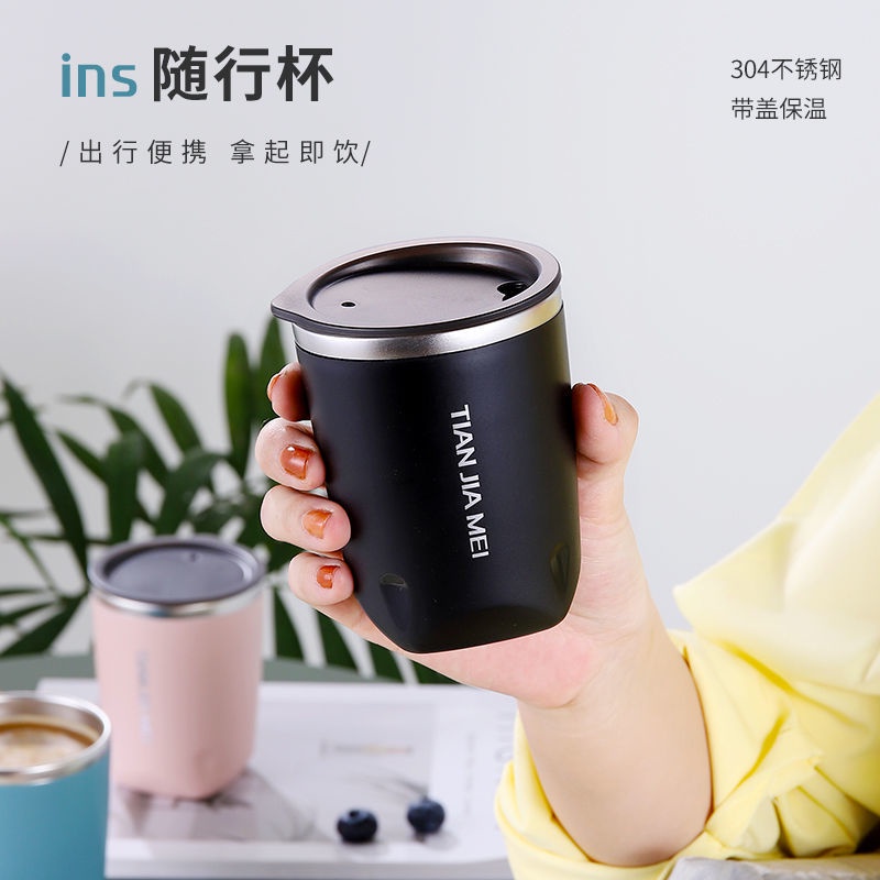 Bình Đựng Nước Giữ Nhiệt Mini Di Động Màu Sắc Tinh Tế Phong Cách Nhật Hàn Cho Học Sinh 304