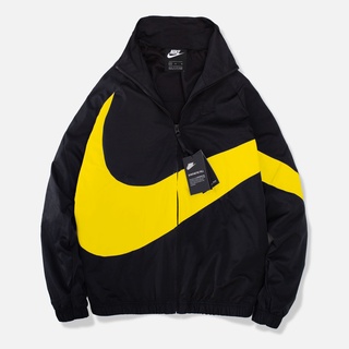 Áo khoác dù 2 lớp Nike Swoosh Woven - Vải âu dày nhăn - Form âu