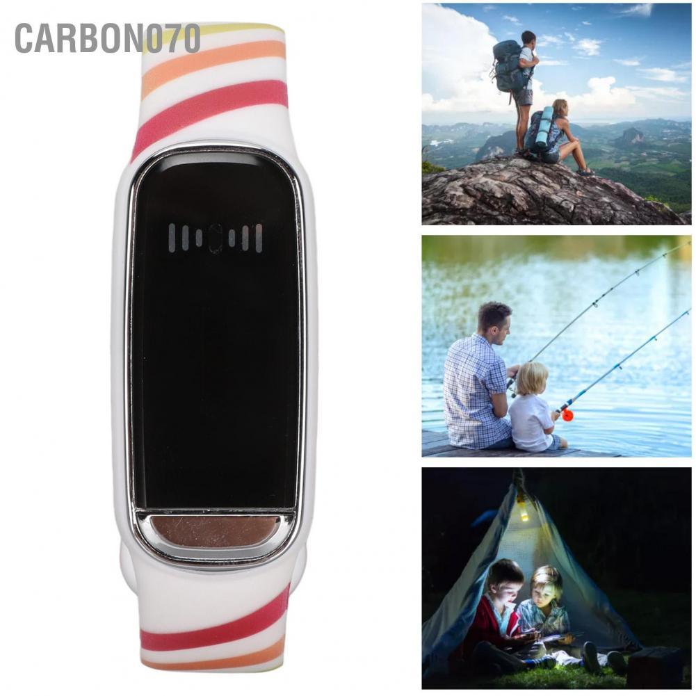 Carbon070 Carbon070 Vòng đeo tay chống muỗi siêu âm Di động cho du lịch Đi bộ đường dài Câu cá Đọc sách cắm trại