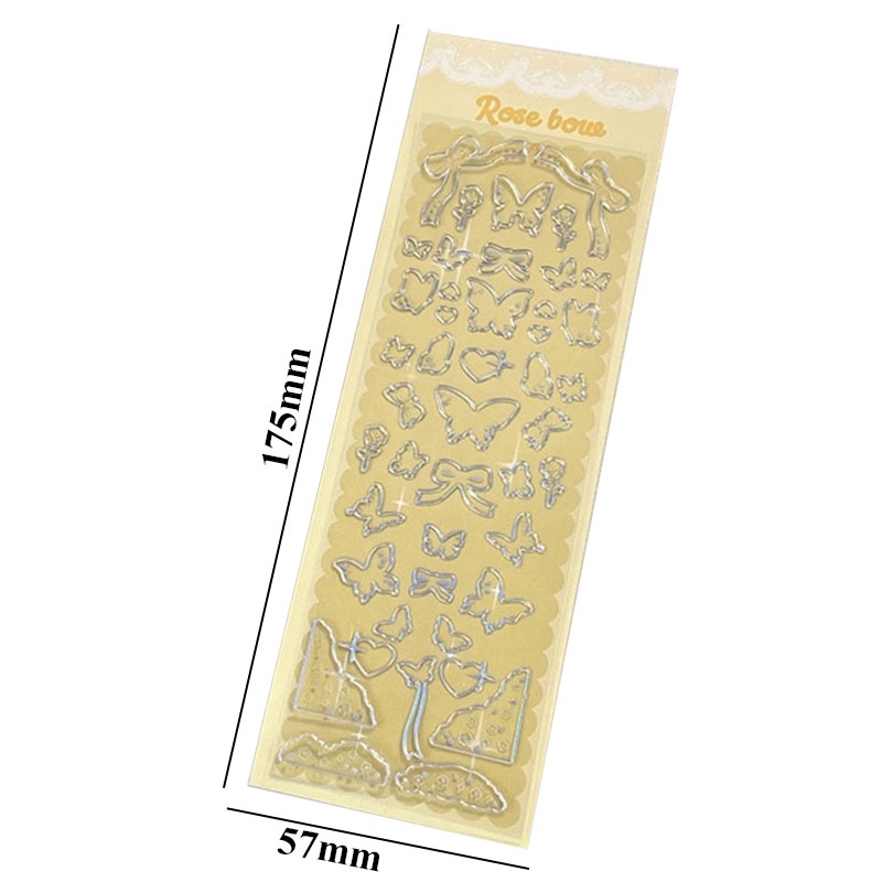 Sticker Dán Trang Trí Album Ảnh/Sổ Tay Kiểu Dáng Dễ Thương Xinh Xắn