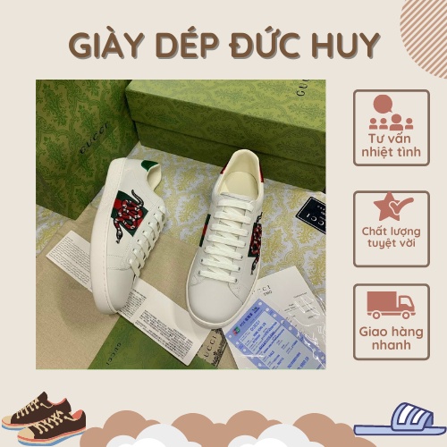 Giày thể thao nam nữ GUCCI rắn hottrend cao cấp màu trắng full box