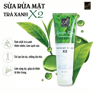 Sữa Rửa Mặt Trà Xanh x2 Acosmetics [Hàng Chính Hãng]