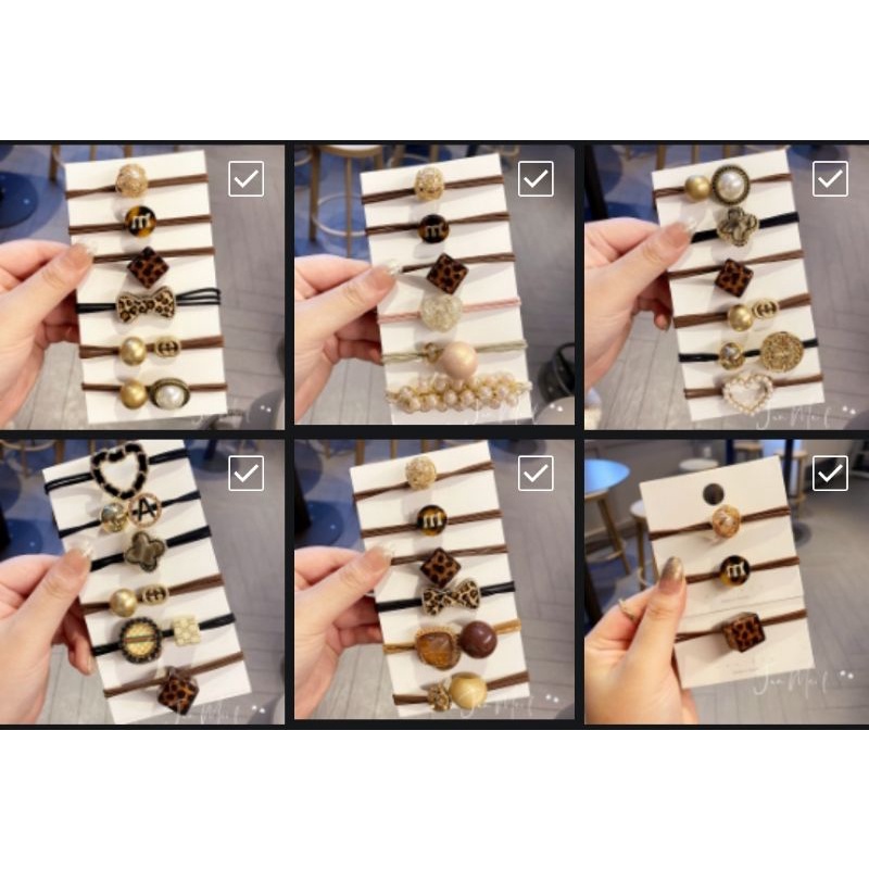 SET CỘT VINTAGE NHIỀU CHI TIẾT HÀN QUỐC CAO CẤP
