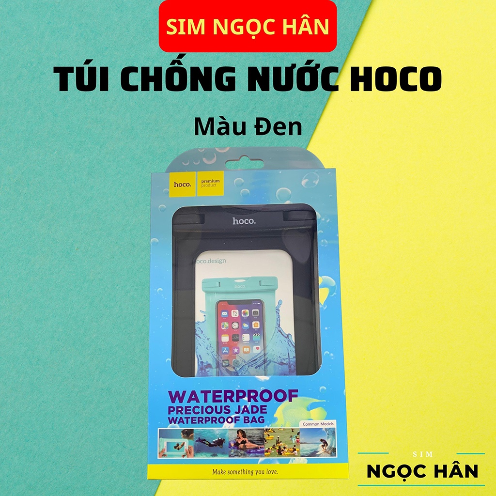 Túi Chống Nước Chính Hãng HOCO - Cảm ứng tốt cho các dòng điện thoại Đi Biển/ Đi Bơi - Hàng Chính Hãng