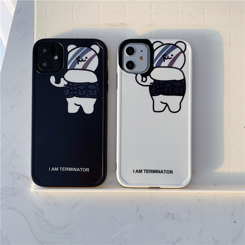 IPhone case iPhone 11 Pro Max / iPhone12 / iPhone X / iPhone 7 Plus / iPhone 8 / iPhone 6 Lens Bear Bear anti-drop Phone case