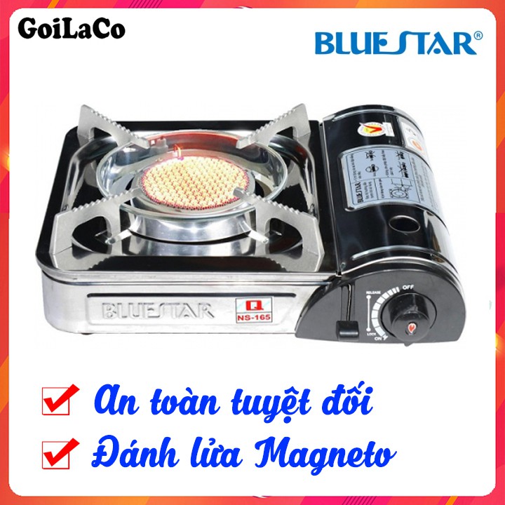 Bếp gas du lịch Bluestar NS-165C ,bếp du lịch hồng ngoại (đánh lửa magneto)