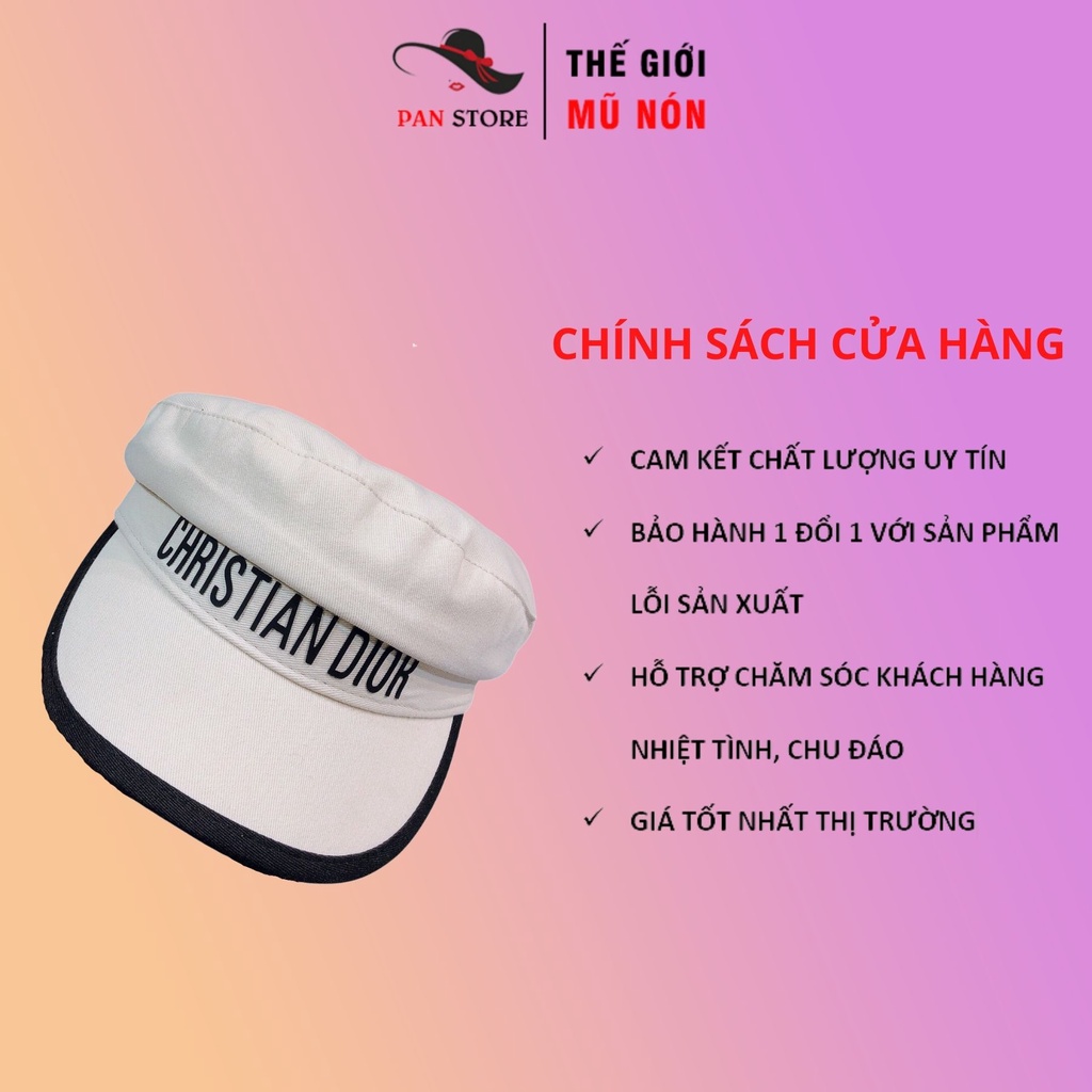 Nón kepi, mũ thuỷ thủ thêu chữ nam nữ unisex - Pan Store