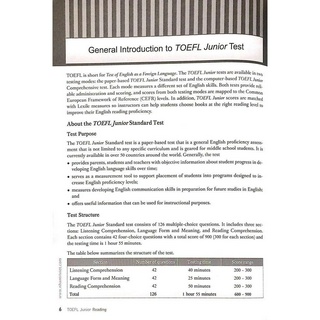 Sách TOEFL Junior Reading (Không CD)