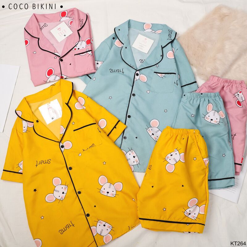 [Mã WA2207 hoàn 12% xu đơn 99k] 𝑪𝑶𝑪𝑶 𝑩𝑰𝑲𝑰𝑵𝑰 Bộ Đồ Ngủ - Đồ Mặc Nhà Kate Thái ( KT264 ) | BigBuy360 - bigbuy360.vn
